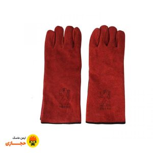 دستکش جوشکاری چرمی بلند (40 سانت)